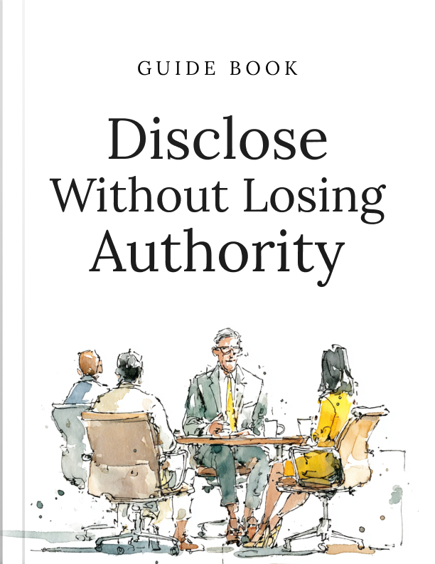 Disclose Without Losing Authority cover