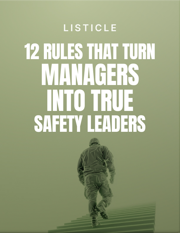 12 Rules That Turn Managers Into True Safety Leaders cover
