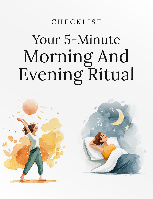 Your 5-Minute Morning and Evening Ritual cover