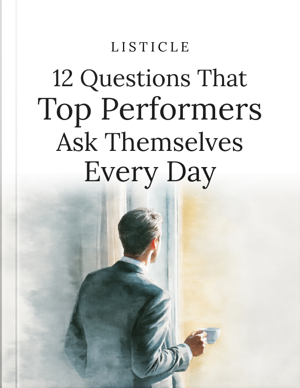 12 Questions That Top Performers Ask Themselves Every Day cover