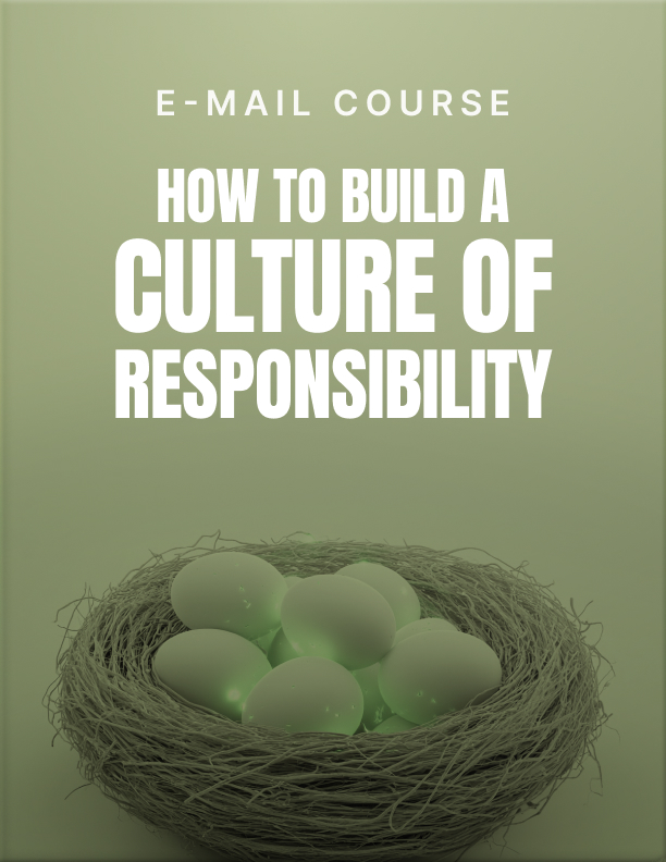 How to Build a Culture of Responsibility cover